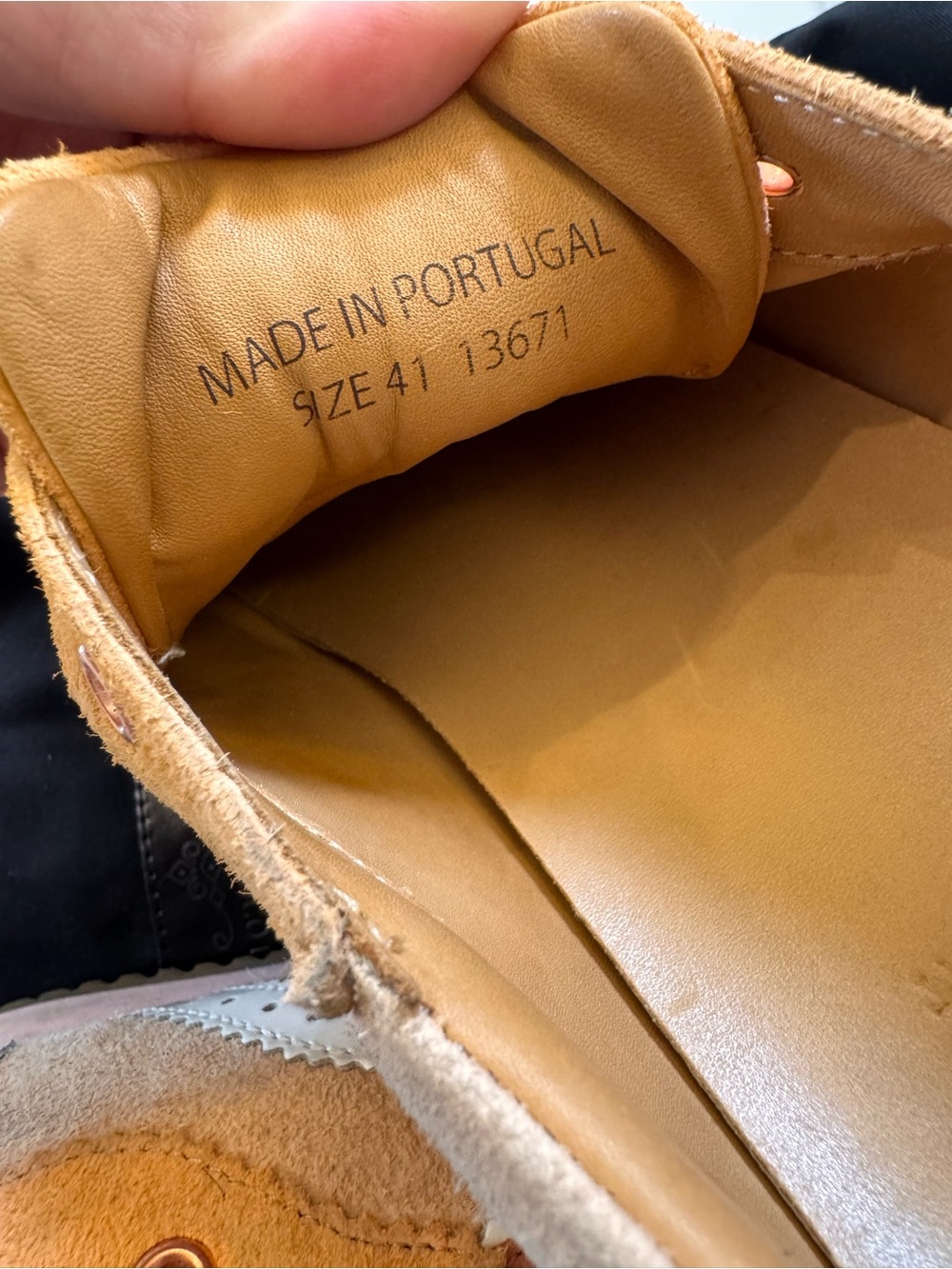 Office of Angela Scott Remi Sneaker Suede, Peach and Tan - Picture 9 of 10